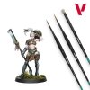 Vallejo 72183 Color BSL System Paint Set ( exclusive miniature )( 3 brushes ) - Game Color 48x18ml